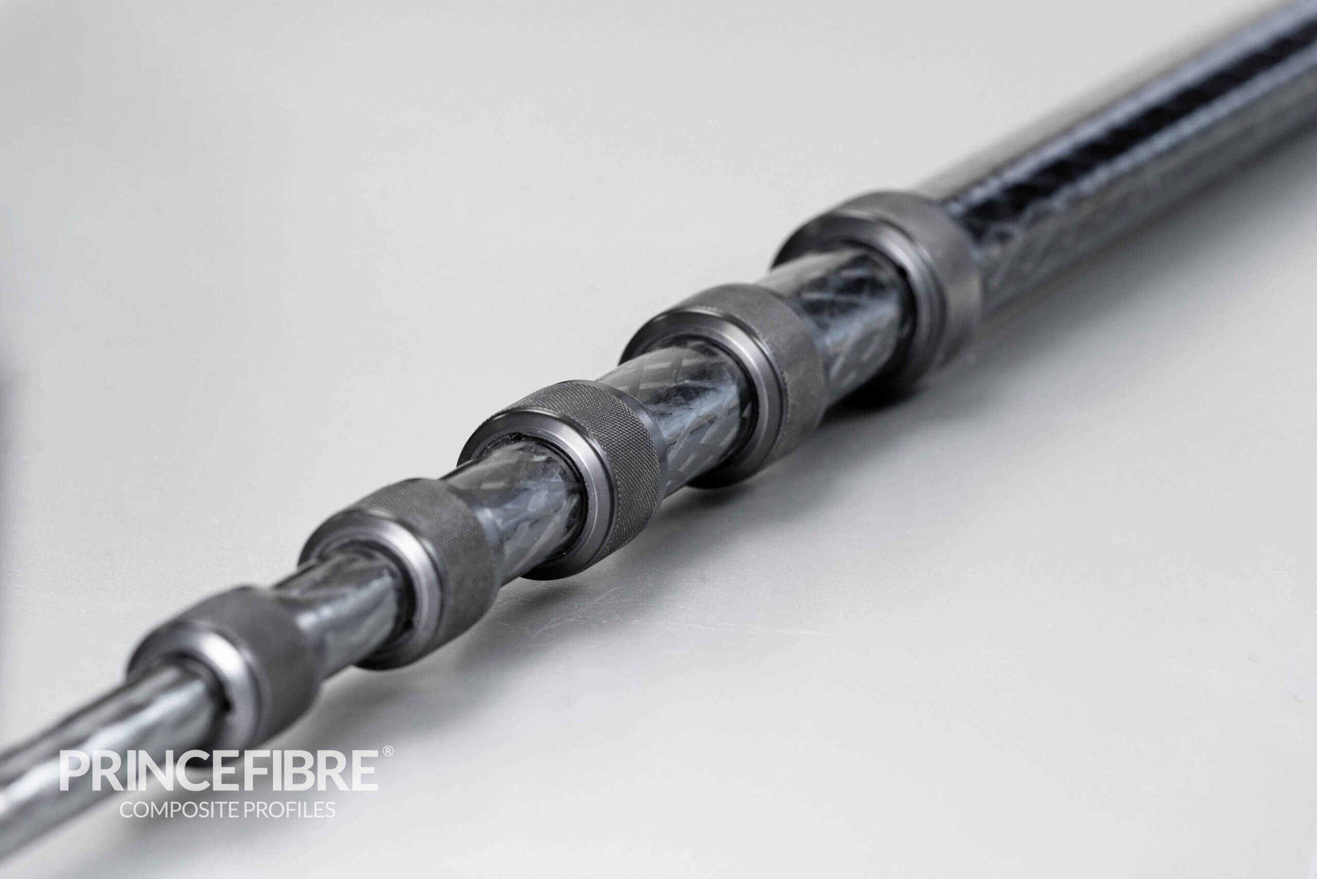 Prince Fibre Telescopic pole 5m1 alu-connector